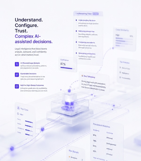 AI Case Intelligence dashboard with similar case analysis