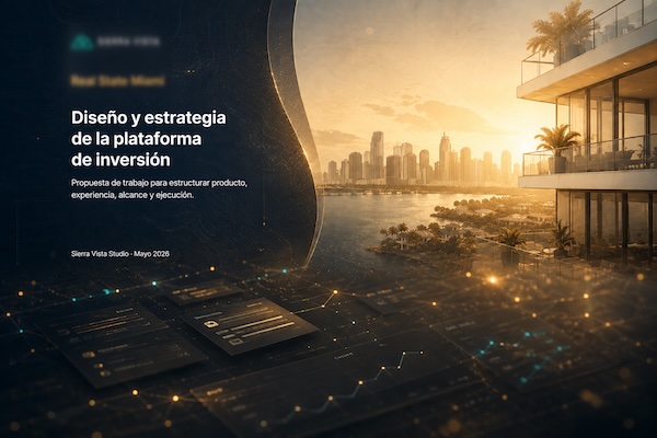 Real estate investment platform strategy proposal